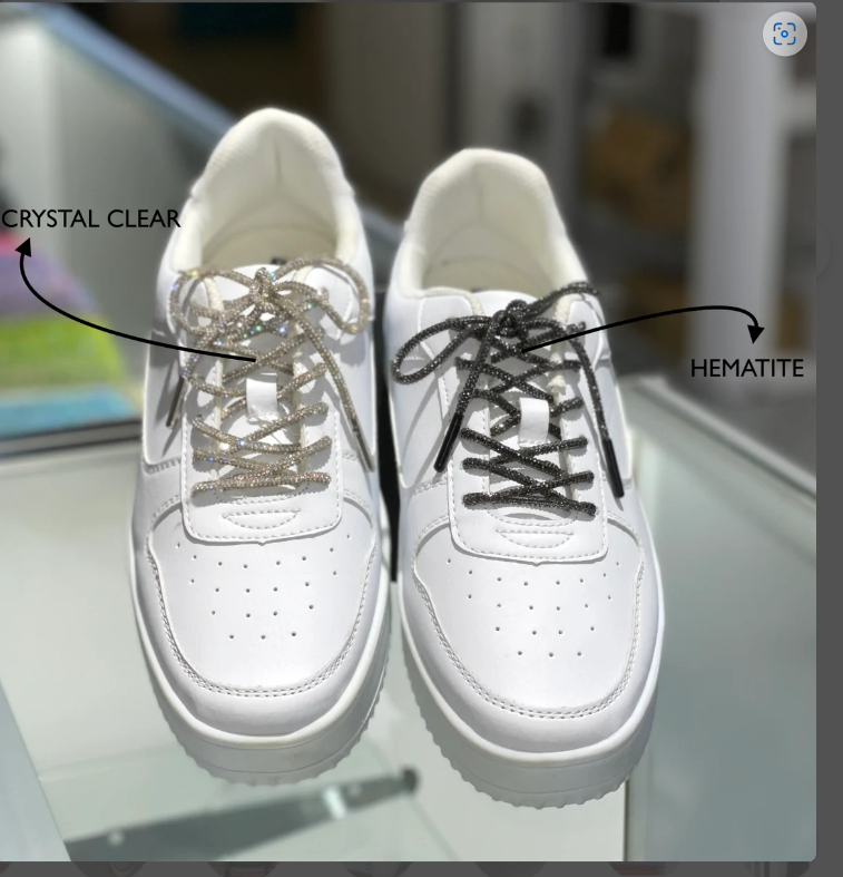 Clear shoe laces sales