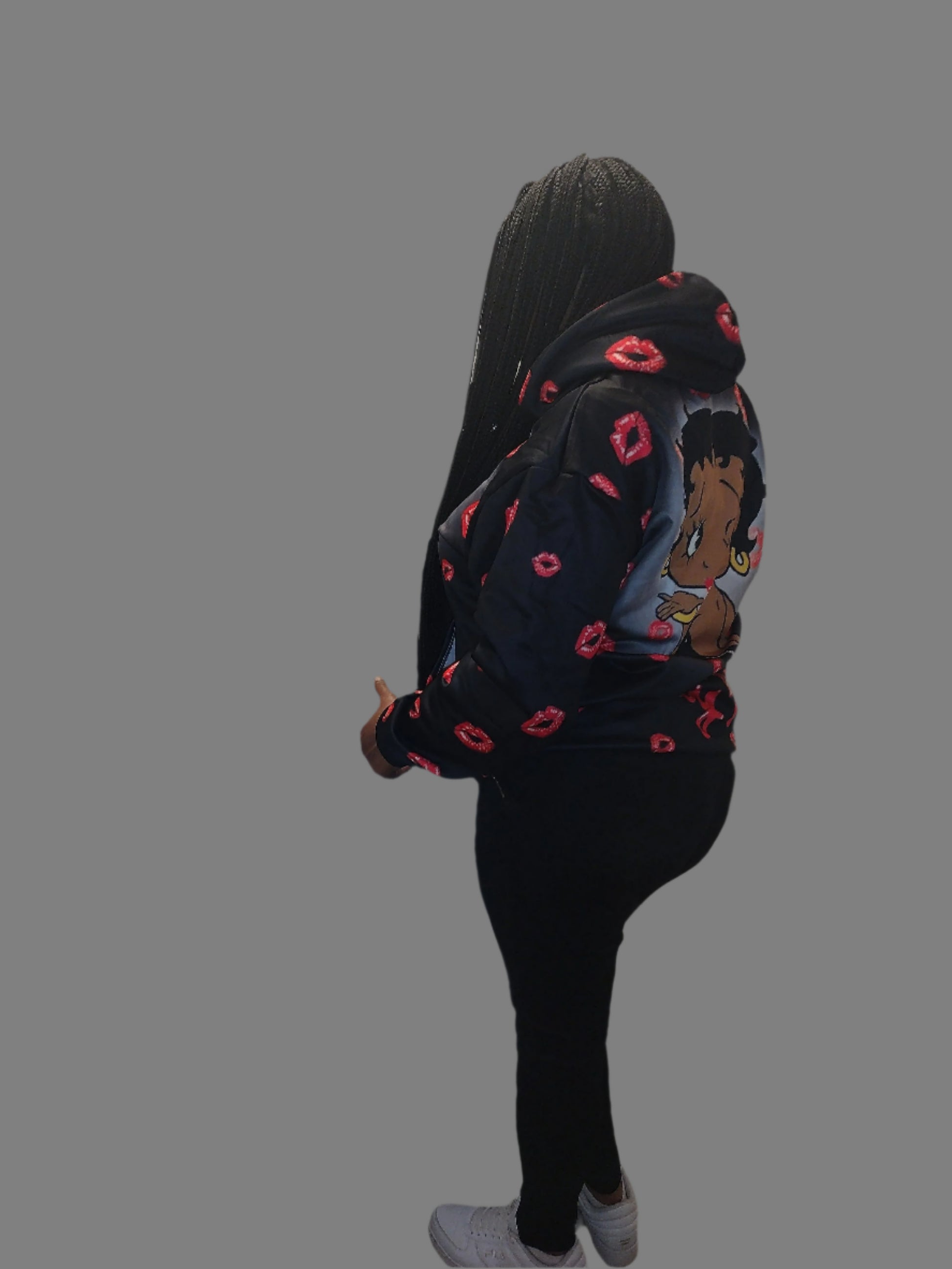 "3D graphic hoodie with kangaroo pockets" "Plus size graphic hoodie" "Hoodie with 3D design" "Fashionable plus size hoodie" "Curvy hoodie with kangaroo pockets" "Trendy graphic hoodie for plus size" "Stylish hoodie with pocket details" "Eye-catching 3D ho