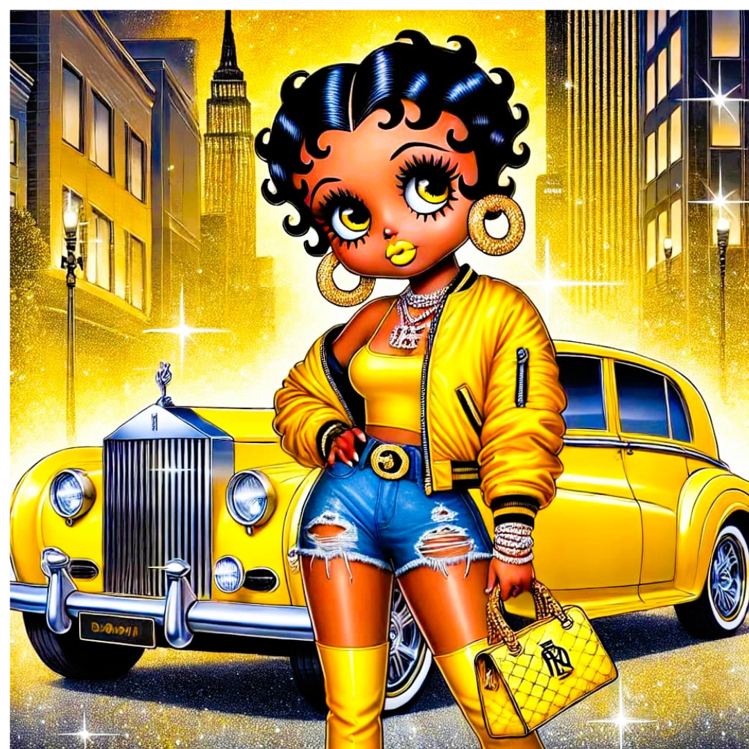 Lemon Drop Betty Boop Hoodie