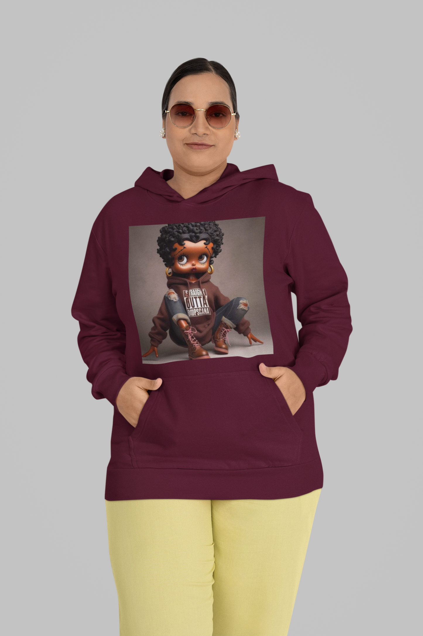 Chocolate Brown Betty Boop Hoodie