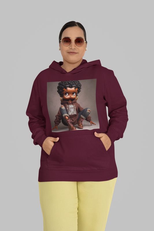 Chocolate Brown Betty Boop Hoodie
