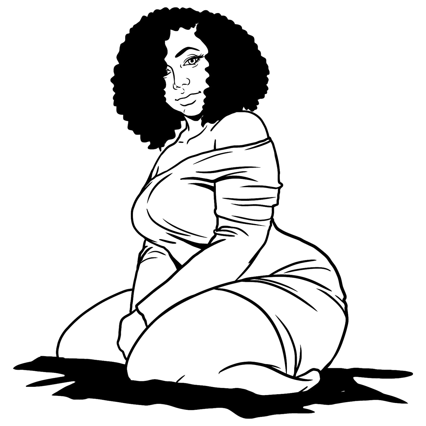 Plus Size Sexy Tee Dress