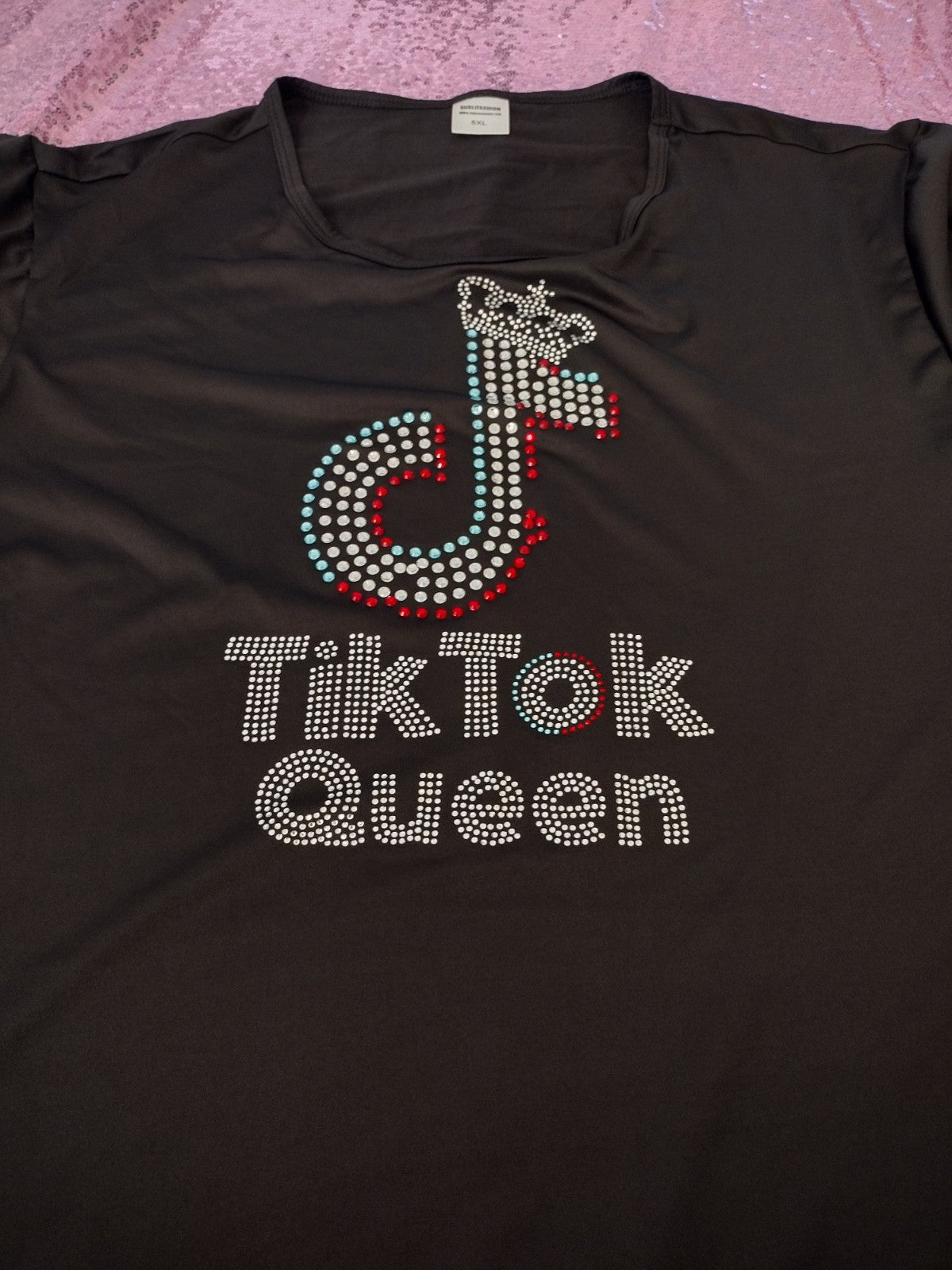 TikTok Queen Tee (Rhinestone)