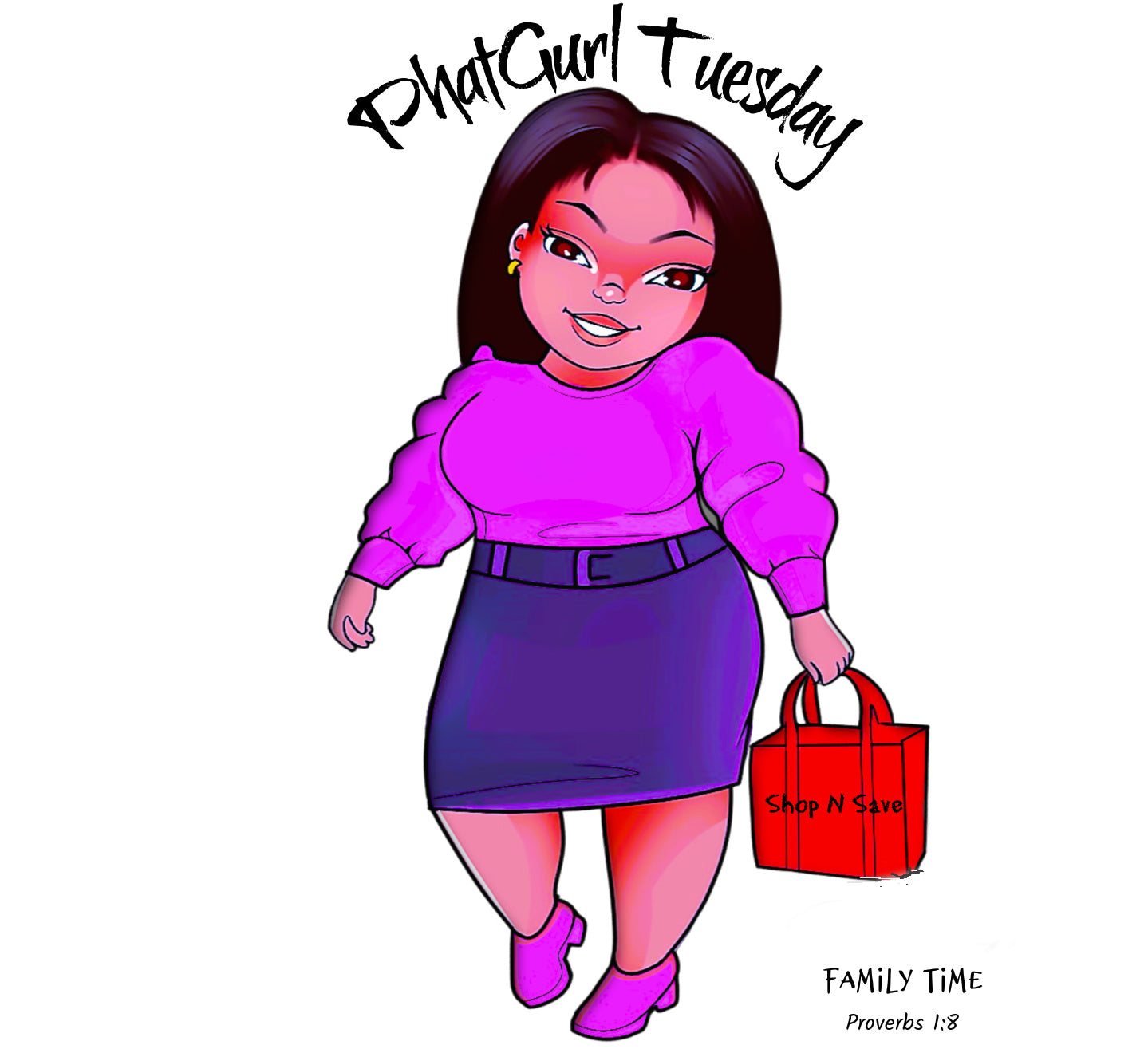 PhatGurl Tuesday - Family Time Tee