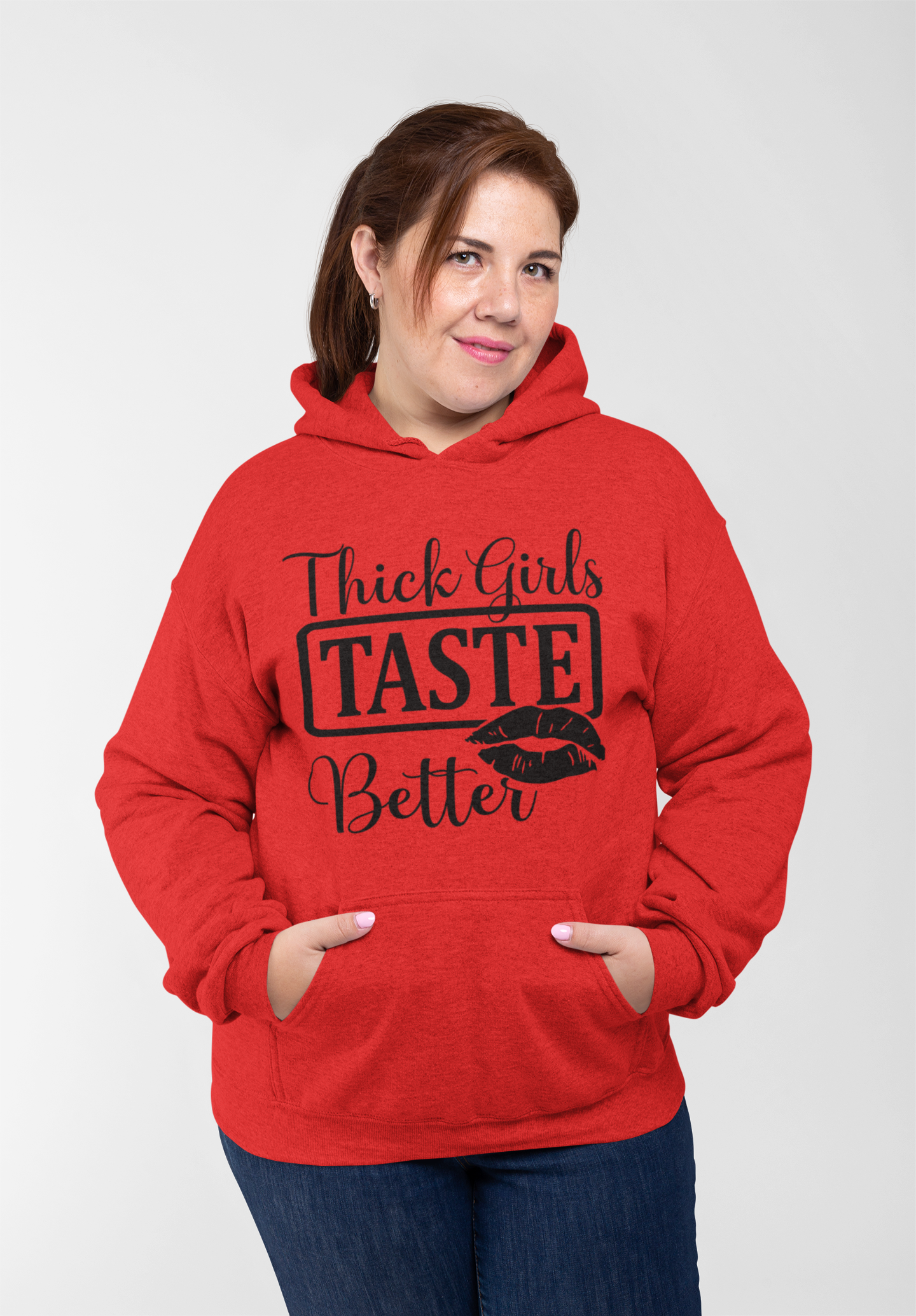 Thick Girls Taste Better Hoodie (Satin)