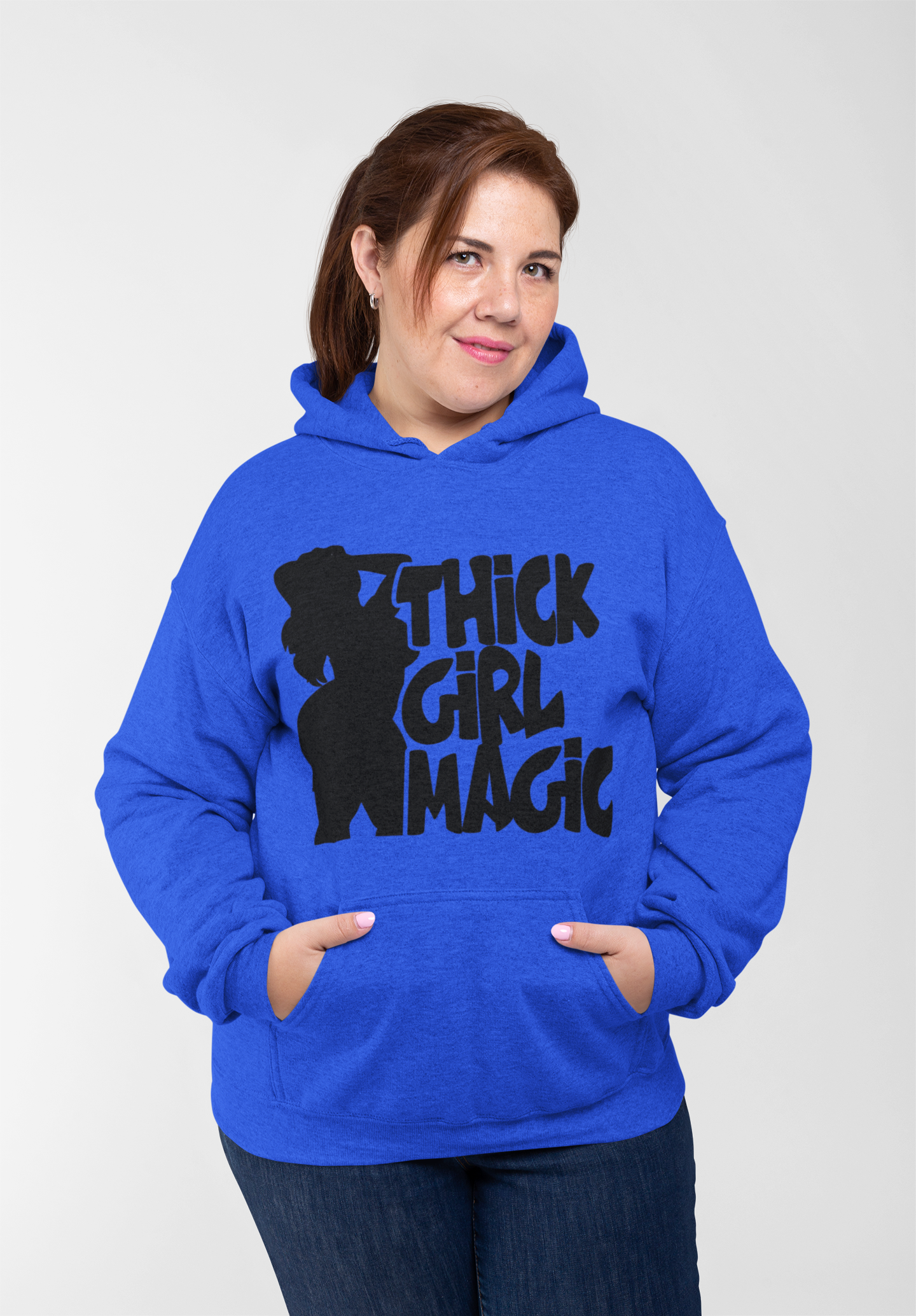 Thick Girl Magic Hoodie (Satin)