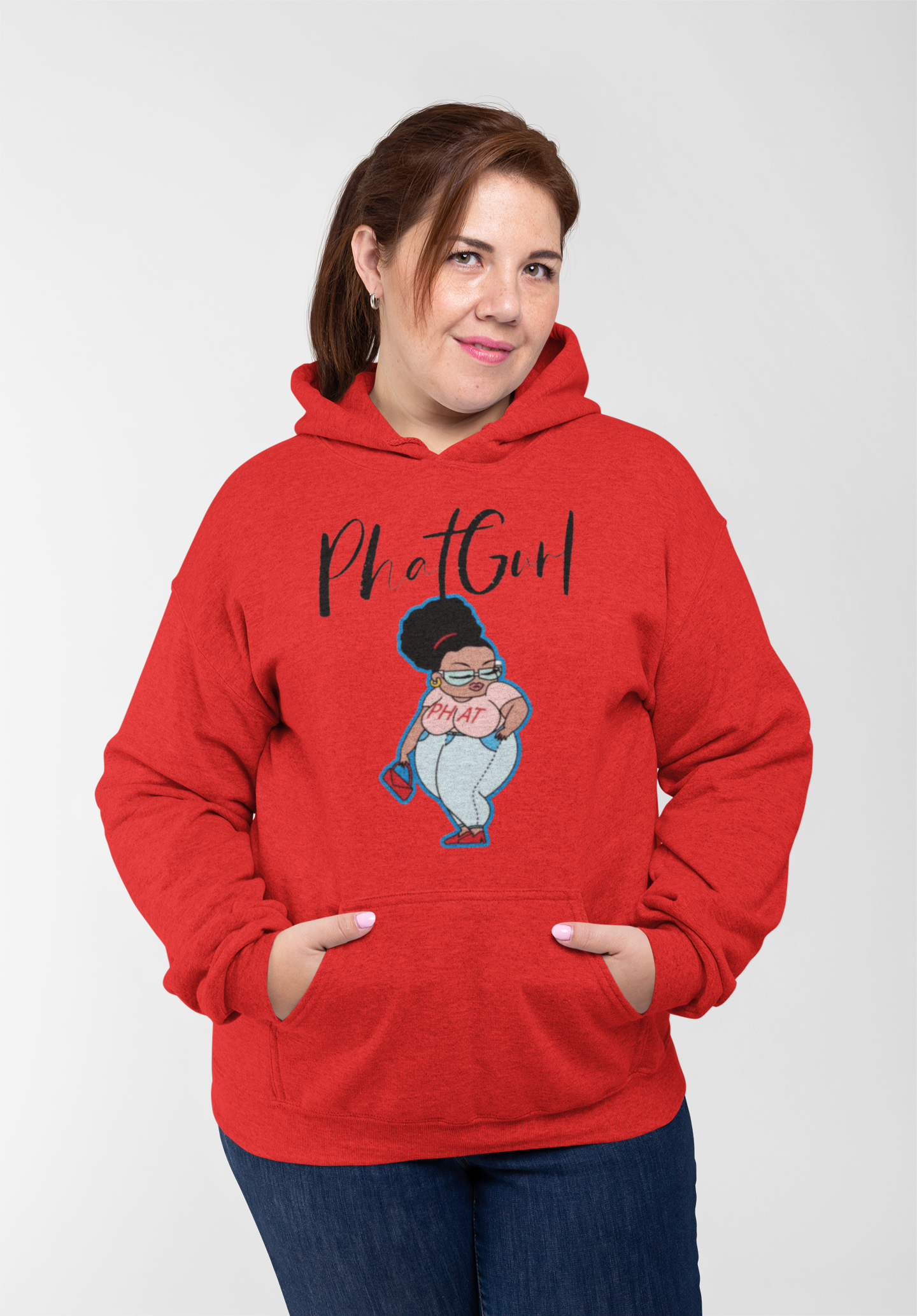 "3D graphic hoodie with kangaroo pockets" "Plus size graphic hoodie" "Hoodie with 3D design" "Fashionable plus size hoodie" "Curvy hoodie with kangaroo pockets" "Trendy graphic hoodie for plus size" "Stylish hoodie with pocket details" "Eye-catching 3D ho