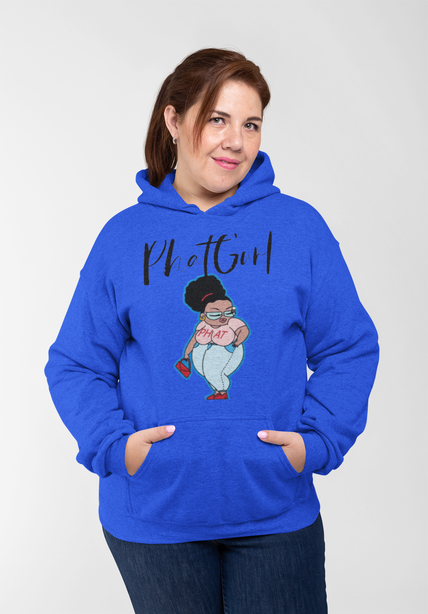 "3D graphic hoodie with kangaroo pockets" "Plus size graphic hoodie" "Hoodie with 3D design" "Fashionable plus size hoodie" "Curvy hoodie with kangaroo pockets" "Trendy graphic hoodie for plus size" "Stylish hoodie with pocket details" "Eye-catching 3D ho