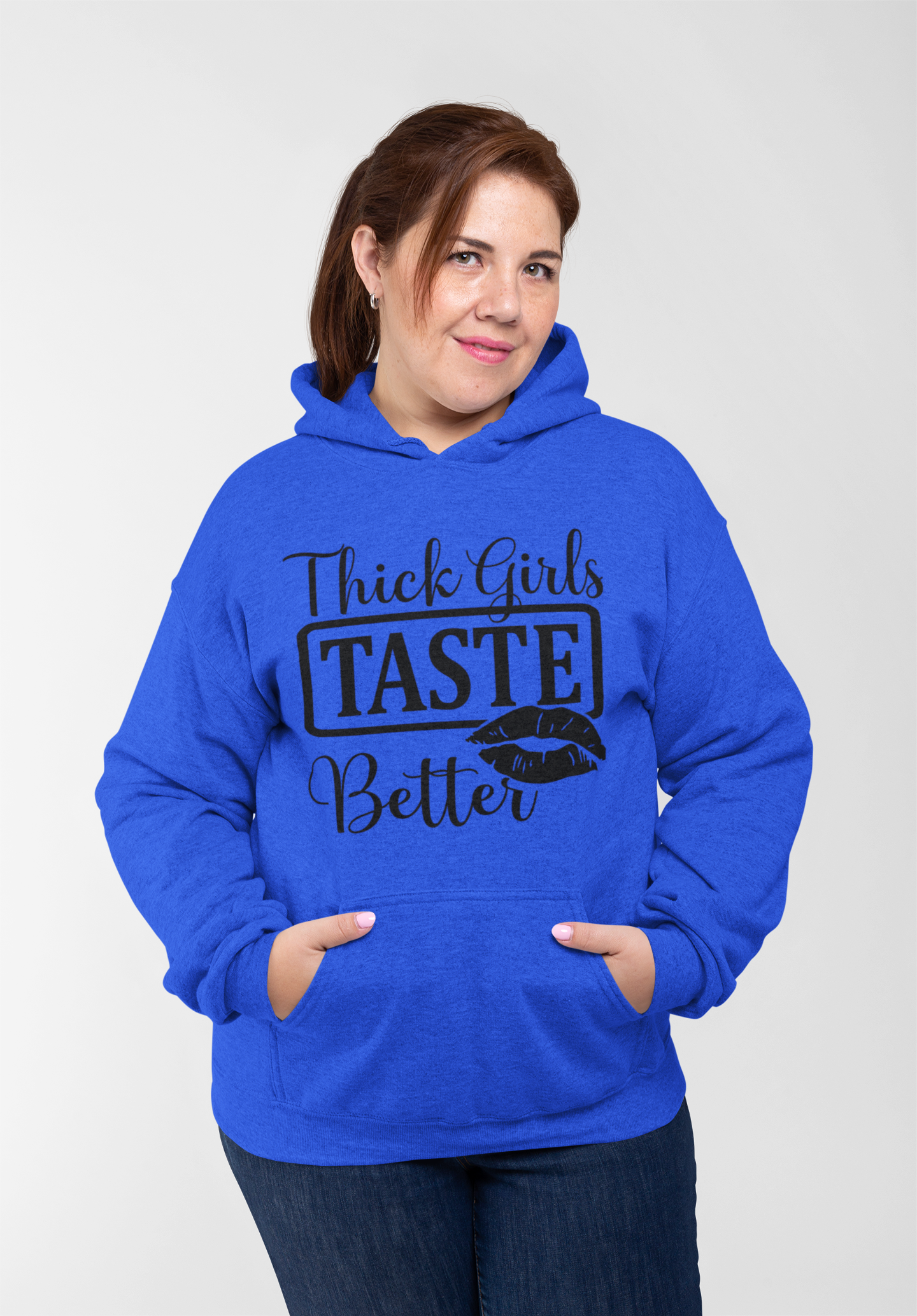 Thick Girls Taste Better Hoodie (Satin)