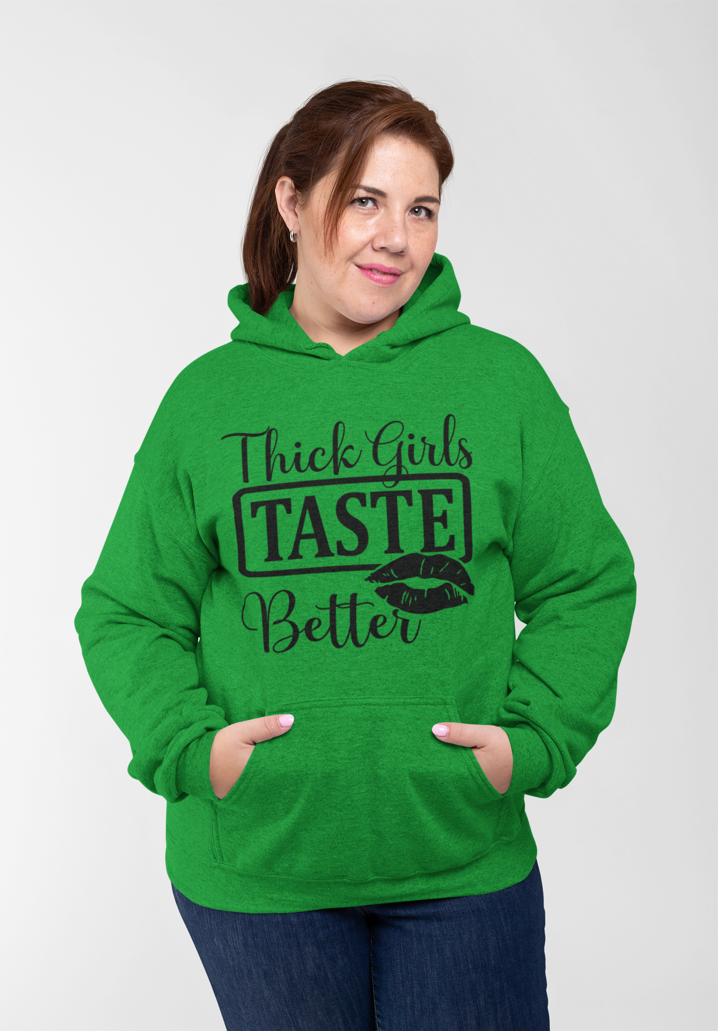Thick Girls Taste Better Hoodie (Satin)