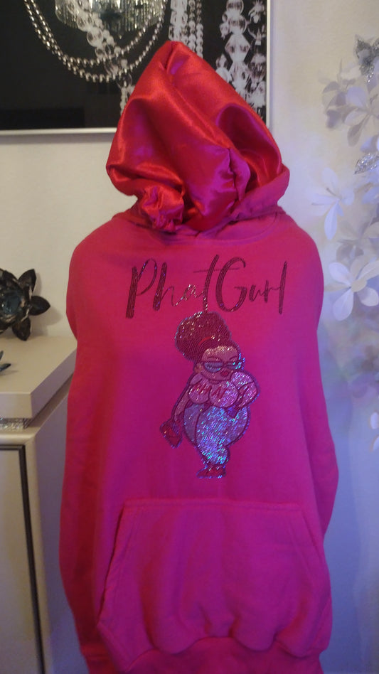 **Rhinestone PhatGurl Hoodie**