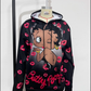 Black Betty Boop Hoodie (3D Graphic)