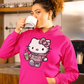 "Hello Kitty Satin-Lined Hoodie: Cozy meets Cute!"