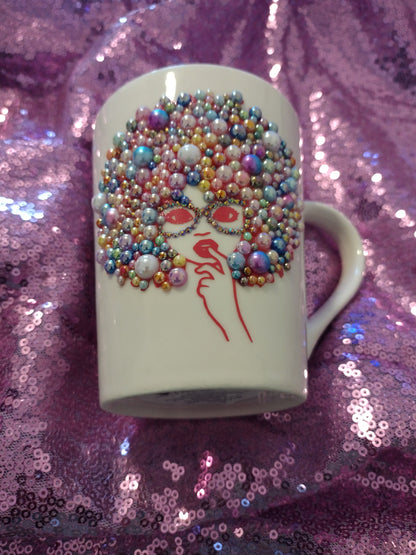 Afro Pearl Coffee Mug