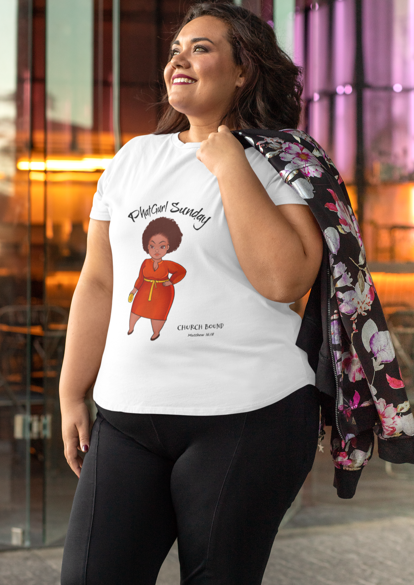 PhatGurl Sunday - Church Bound Tee